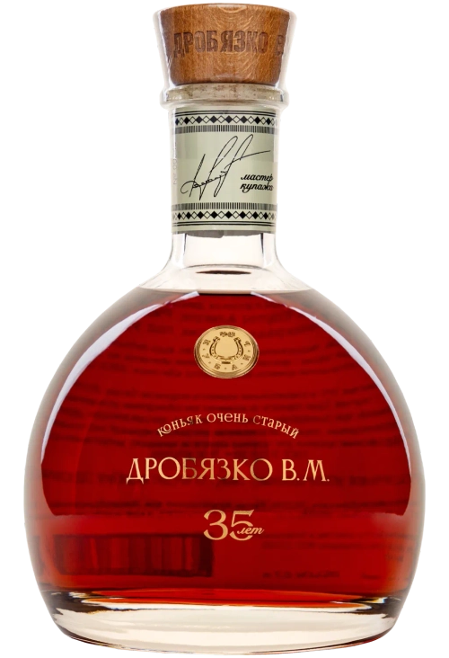 Российский коньяк «Дробязко В. М.» ОС 35 лет, 0,7 л