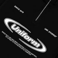 Cвитшот UNIFORM Half-zip Heavy Athletic, черный