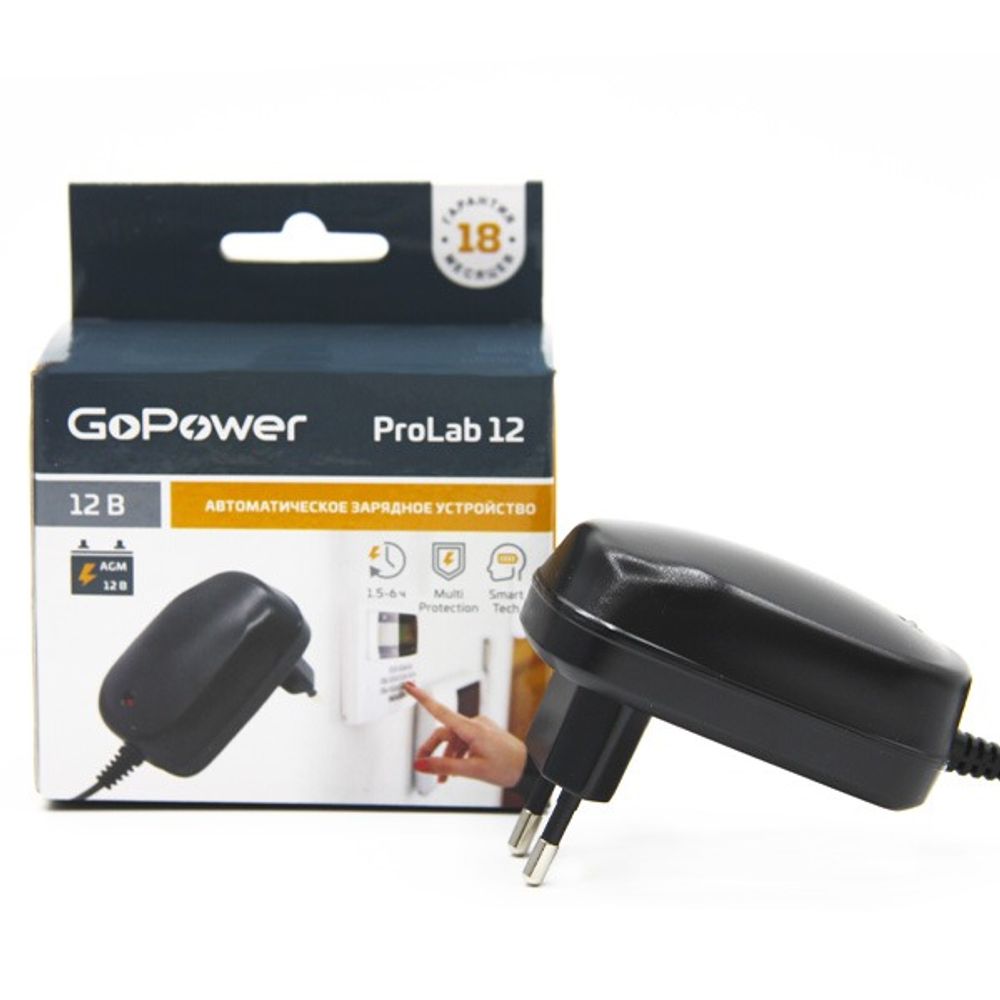 З/У GoPower для свинцово-кислотных аккумуляторов 12V 1.0А
