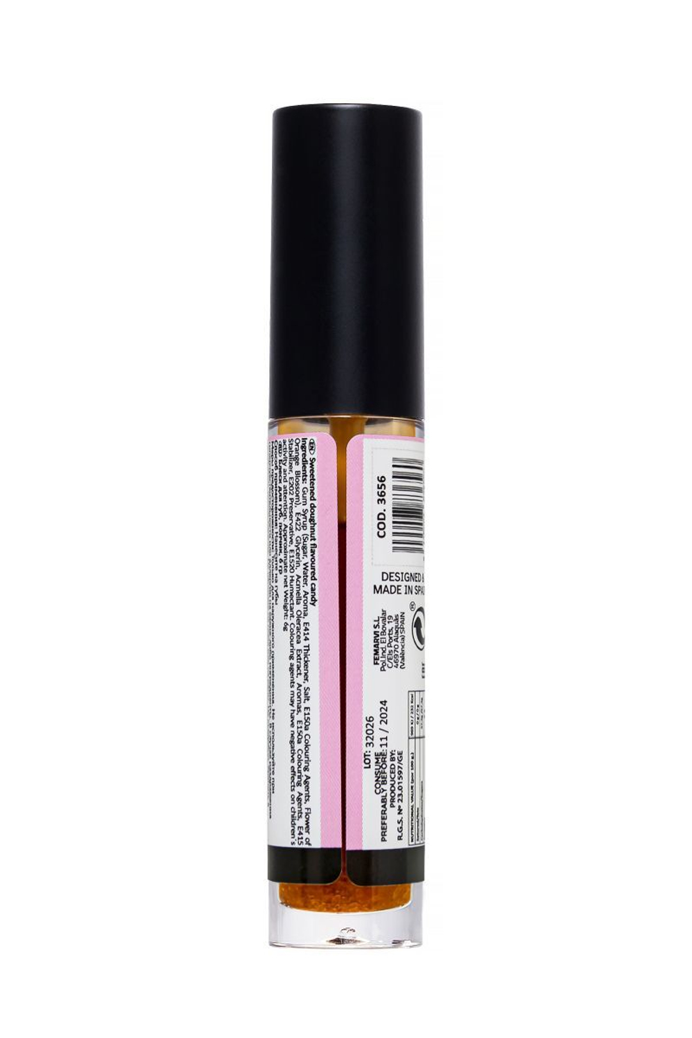 Бальзам для губ Lip Gloss Vibrant Kiss со вкусом пончиков - 6 гр.