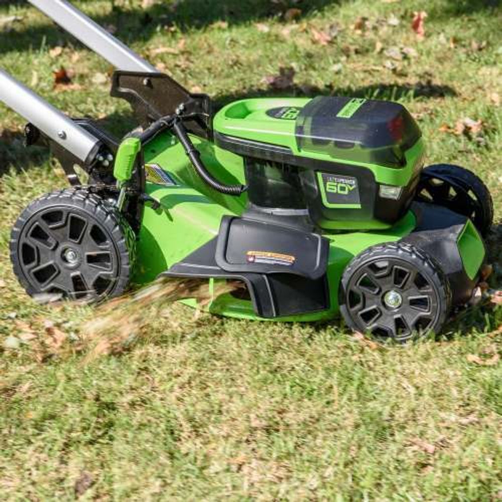 Аккумуляторная самоходная газонокосилка Greenworks GD60LM51SPK5, 60v, 51 см, АКБ 5 А·ч и ЗУ