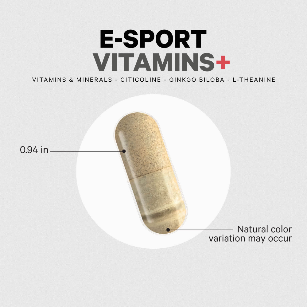 Codeage, E-Sport Vitamins +, 90 растительных капсул