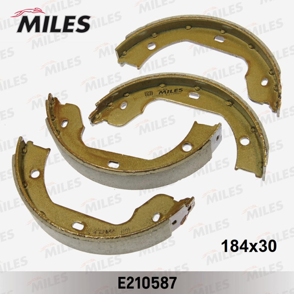 MILES - E210587-MLS - Brake Shoe Set, parking brake