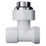 Узел нижнего подключения Royal Thermo Design угловой 1/2quot;х3/4quot; EK (белый)
