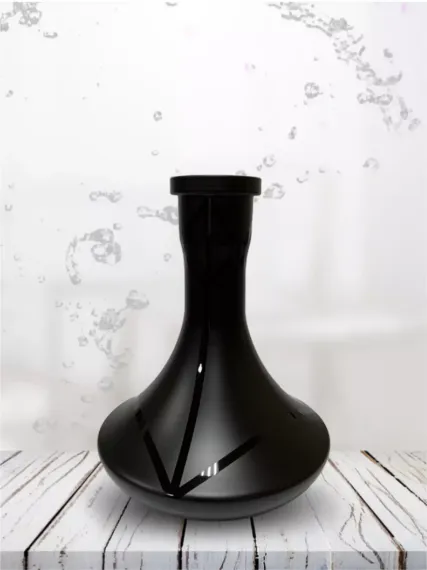 Hookah flask in matte black color