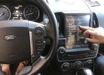 Магнитола для Land Rover Freelander 2 2007-2014 - Kuberg NH-1202 монитор 12.1" Тесла-стиль на Android 9, DVD привод