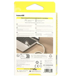 Кабель-зарядка Type-C на Type-C Baseus Crystal 100W 1м (P10383100211-00) белый
