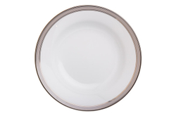 Тарелка суповая 23см Noritake Царский дворец с платиновым кантом