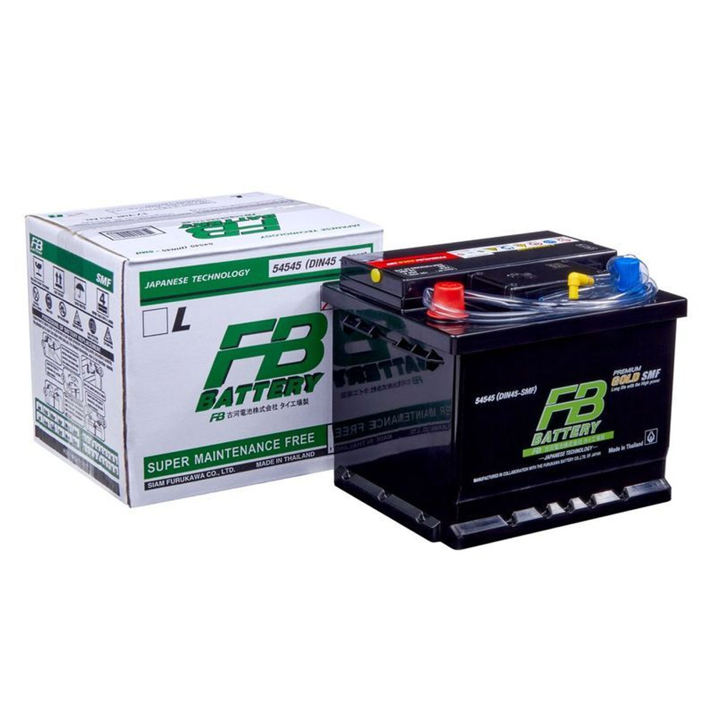 Аккумулятор FB Gold SMF DIN LBN1R (DIN 45R), 45 Ah, 450 A, 207x175x175, тип B13 LBN1RDIN45R