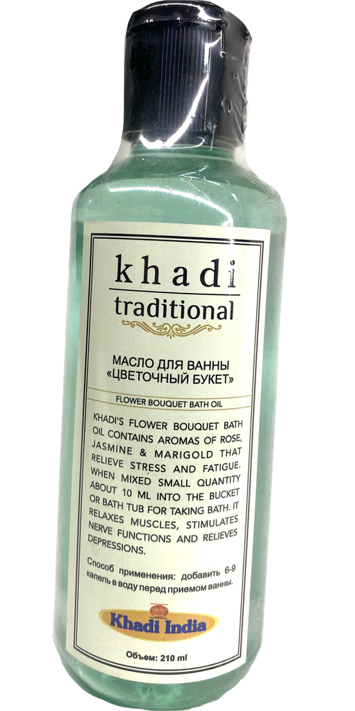 Масло для ванны Khadi Traditional Цветочный букет, 210 мл