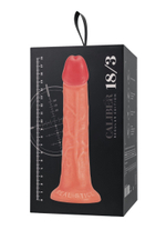 Телесный фаллоимитатор RealStick CALIBER - 18 см. (Цвет: телесный)