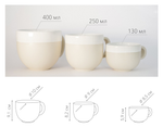 Кружка с ручкой FC White 130 арт 00113