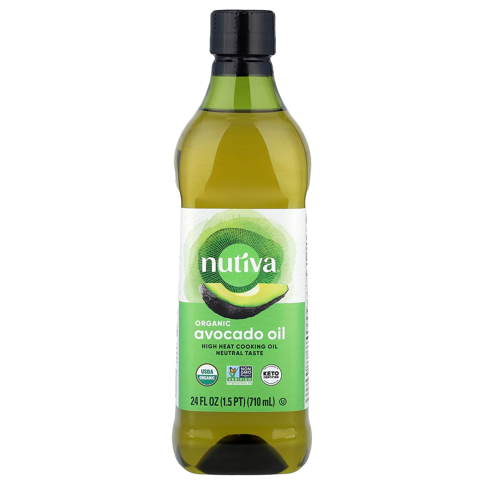 Nutiva, Органическое масло авокадо, 710 мл (24 жидк. унц.)