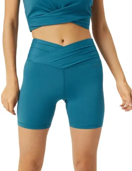 Женские теннисные шорты Bj_rn Borg Studio Cross Shorts - mallard blue