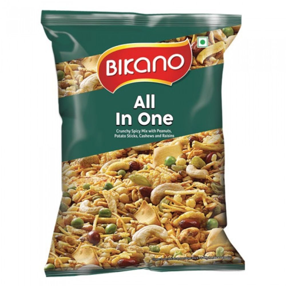 Закуска индийская Bikano пряная смесь All In One 200 г