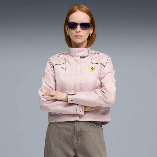 PUMA X SCUDERIA FERRARI ЖЕНСКАЯ КУРТКА HP PREMIUM, РОЗОВЫЙ