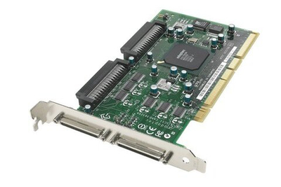 Контроллер Adaptec Ultra320, Conn: 2*68VHDext, 2x68int, RAID 0,1,10 PCI-X (64bit,133MHz), 2channel (ASC-39320-R) ASC-39320A