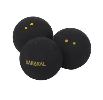 Мячи для сквоша Karakal Elite (double yellow dot) 3B