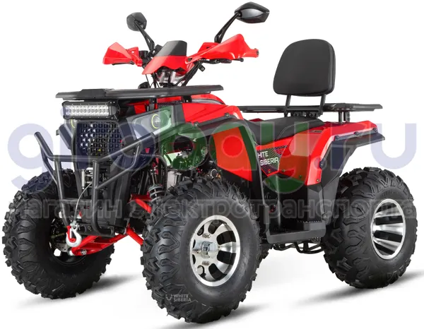 Бензиновый квадроцикл WHITE SIBERIA BARS 200CC PRO (Красный) фото №1