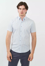 Рубашка с коротким рукавом GROSTYLE TRENDY Slim Fit