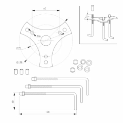 Светильник LGD-STEM-BOLL-H500-10W Warm3000 (BK, 185 deg, 230V) (Arlight, IP65 Металл, 3 года) 046612