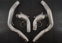 RedStar Exhaust Приемные трубы (Downpipes) спорт-кат HJS HD 121мм с термозащитой Mercedes G63 W465