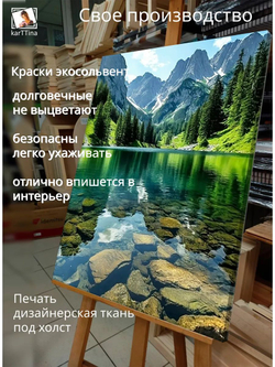 Картина Зеркальная гладь интерьерная 30х40см 1шт.