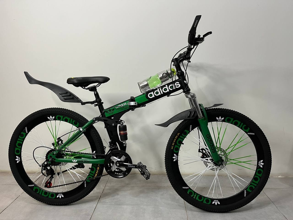 Велосипед S-MAKER S-MAKER M 124-27 Складной 24 дюйм 2024 зеленый