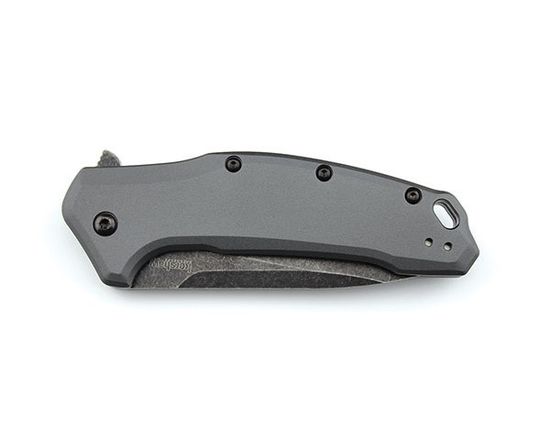 Складной нож KERSHAW Link Gray Tanto 1776TGRYBW c клинком из стали 420HC, рукоять алюминий