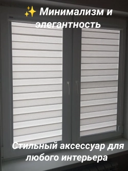 Рулонные шторы День-Ночь 50×160 см