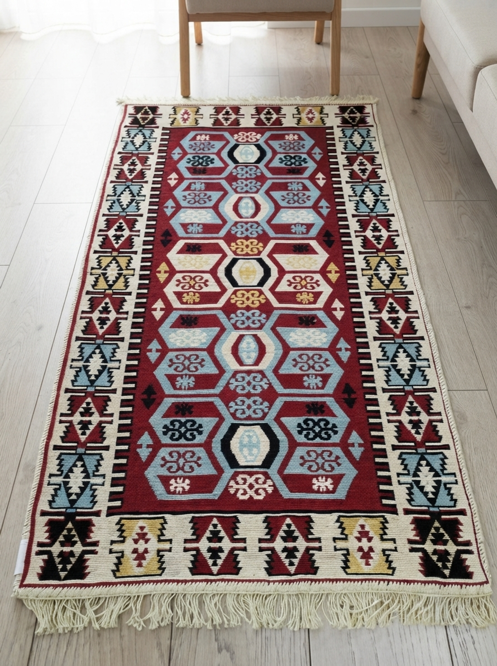 ZALEL Коврик для в/к с бахромой VOSTOK 60*90 арт.1