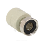 Муфта PP-R комбинированная серая Дн 32х1" с накидной гайкой VALFEX 10139332Г