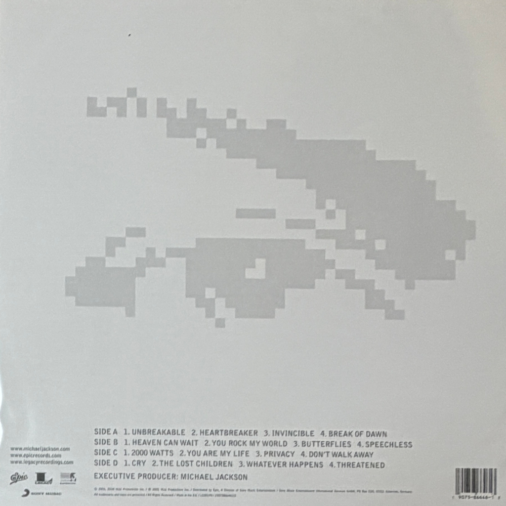 Michael Jackson ‎– Invincible 2LP (Европа 2018г.) Picture
