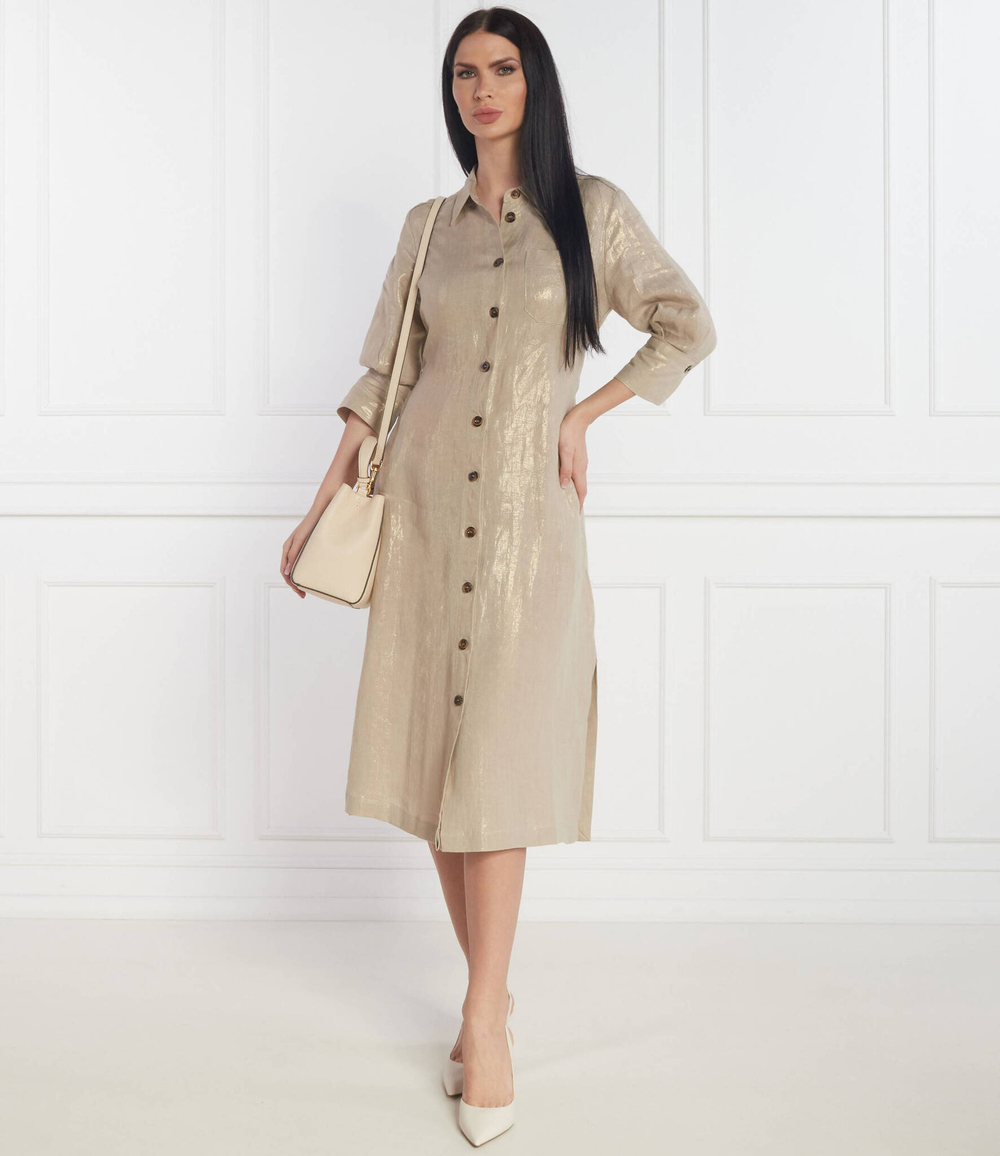 Льняное платье BALIA Marella SPORT - бежевый(13221114)