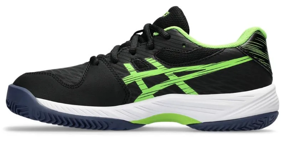 Детские кроссовки для падела Asics Gel-Game 9 Padel - black/electric lime