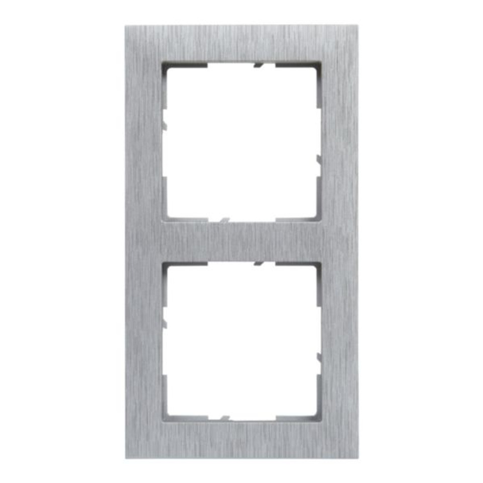 Рамка 2 поста - Legrand SUNO - Матовый алюминий