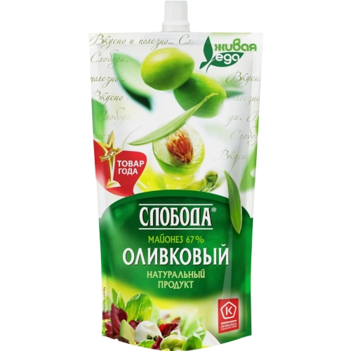 Майонез Слобода оливковый 67% 400 г