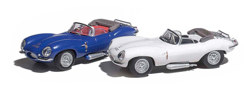 Автомобиль Jaguar E-Type, Cabrio, синий, (H0, 1:87)