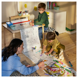 IKEA SANDLÖPARE  (ИКЕА САНДЛЁПАРЕ)  -  Рулон бумаги для раскрашивания - саванна 10 м