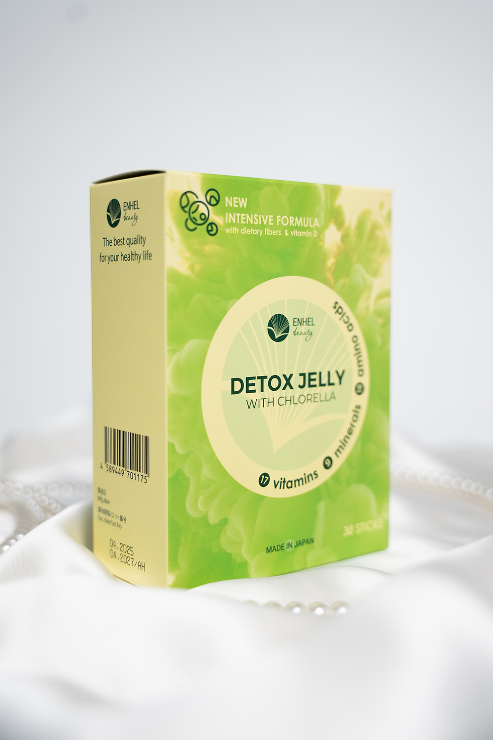 Детокс хлорелла в желе с новой усиленной формулой Enhel Beauty (DETOX JELLY WITH CHLORELLA)