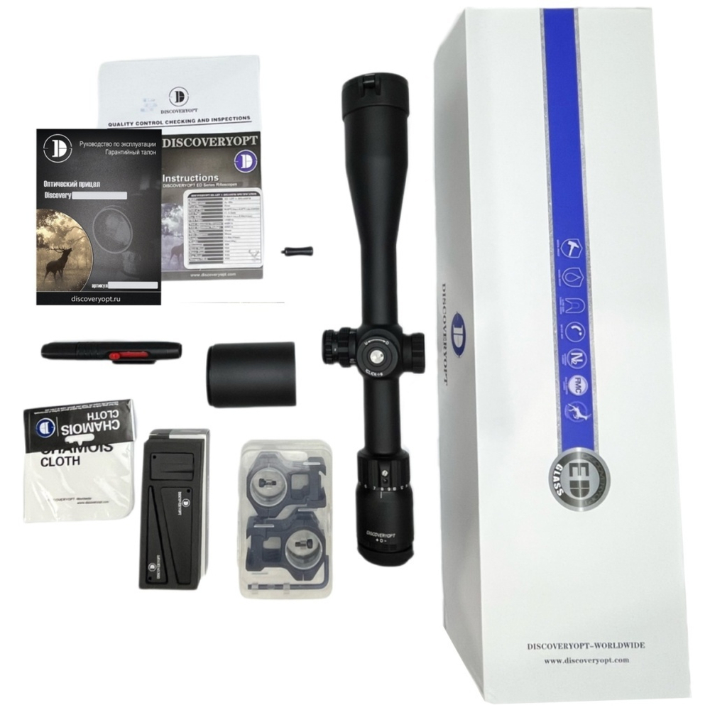 Оптический прицел DISCOVERY ED-LHT 4-20X44SFIR (сетка MIL)