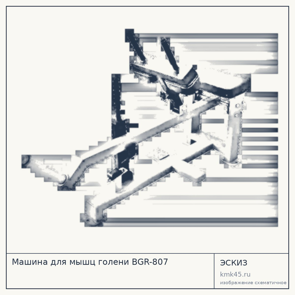 Машина для мышц голени BGR-807 — от 50 000 ₽