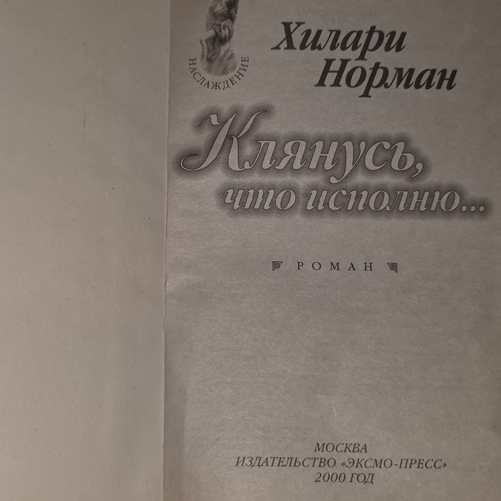 Норман Хилари. Клянусь, что исполню...