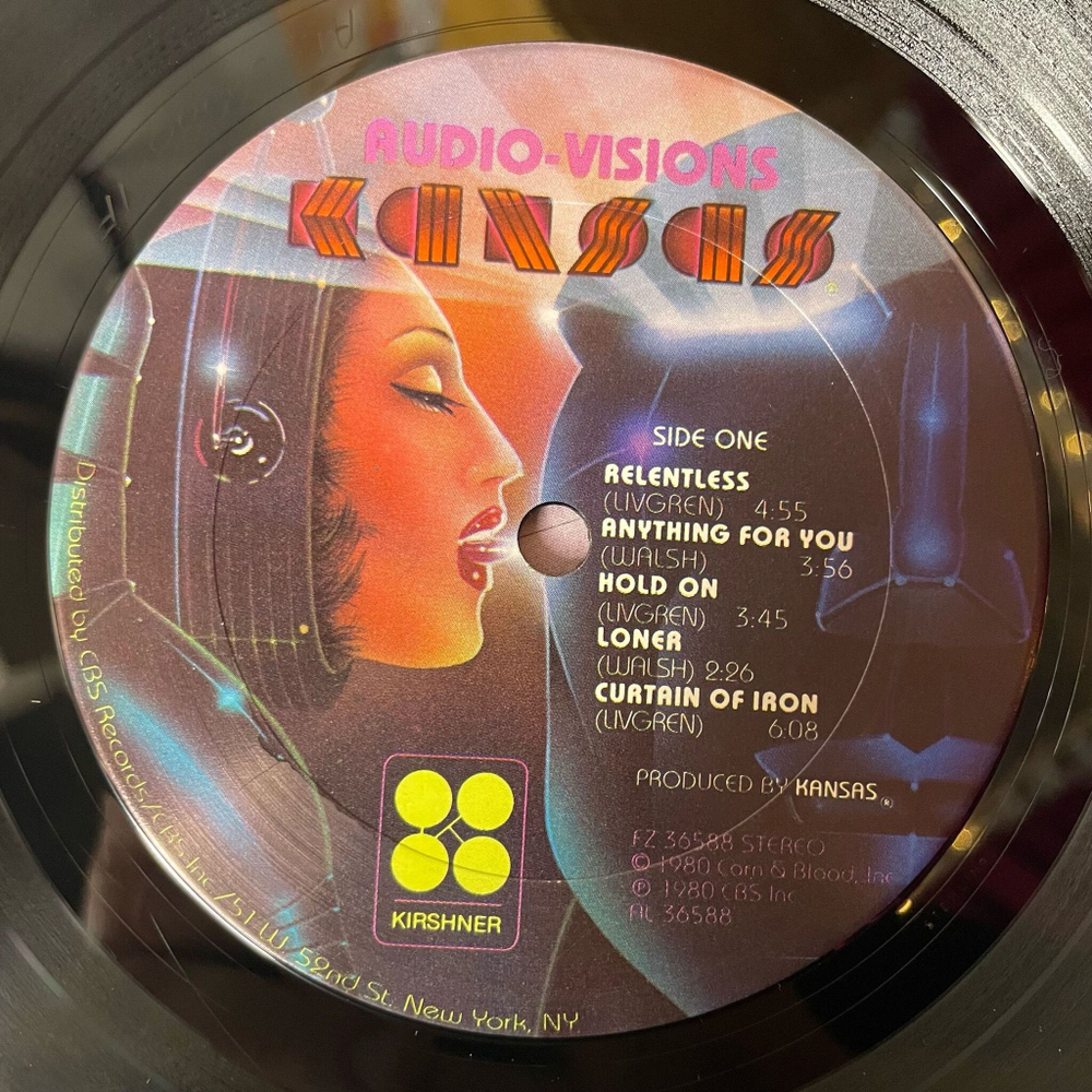 Винтажная виниловая пластинка LP Kansas Audio Visions (USA 1980) Got To Rock On