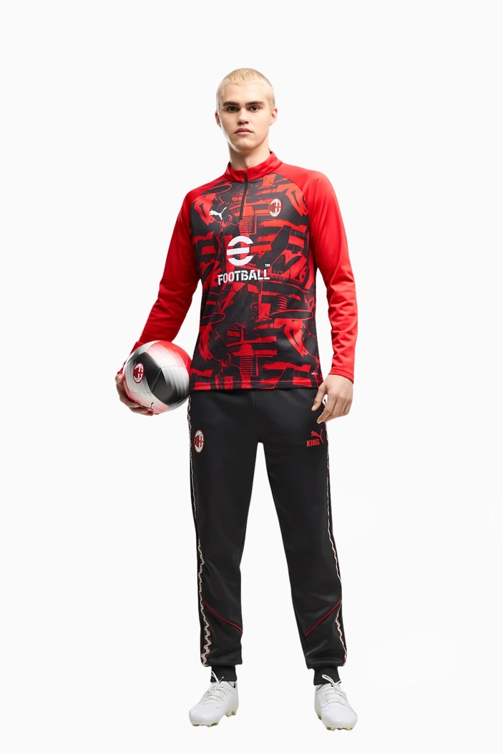 Кофта Puma AC Milan 26/27 Warm Up 1/4 Zip Top