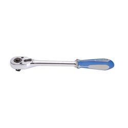 KING TONY (4762-10G) Трещотка 1/2", 250 мм, 32 зубца, флажковая с кнопкой