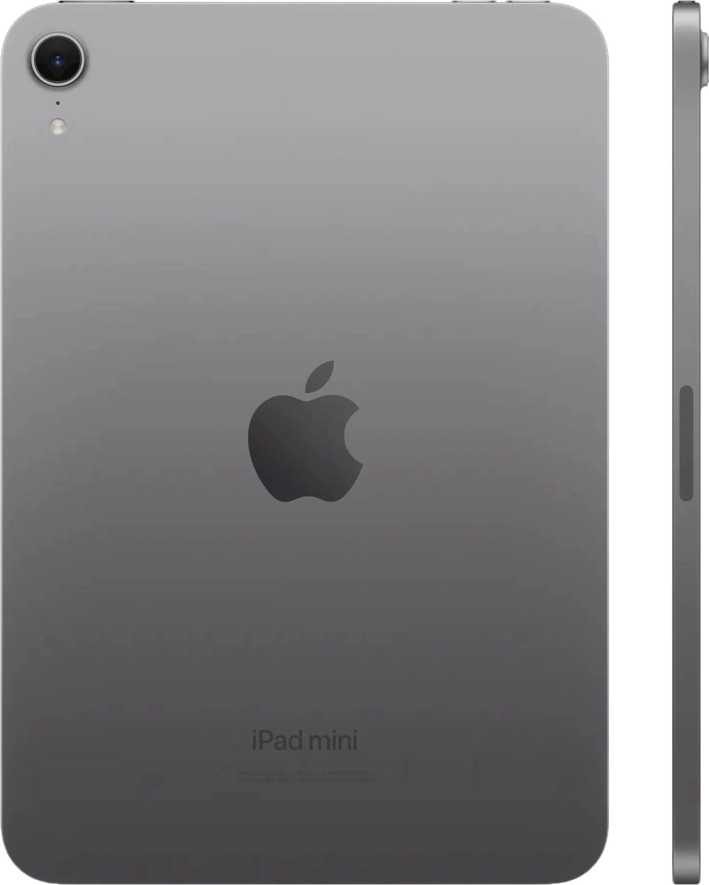Планшет Apple iPad mini 2024 A2993 A17 Pro 6С RAM8Gb ROM256Gb 8.3" IPS 2266x1488 iOS серый космос 12Mpix 12Mpix BT WiFi 10hr