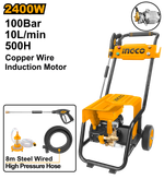Мойка высокого давления INGCO HPWR30018 INDUSTRIAL 100 бар 2400 Вт