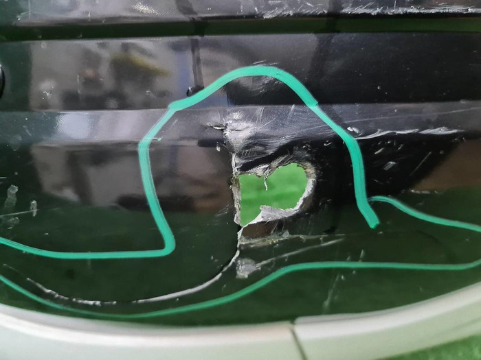 Бампер задний Citroen C3 Picasso (2008-2017)