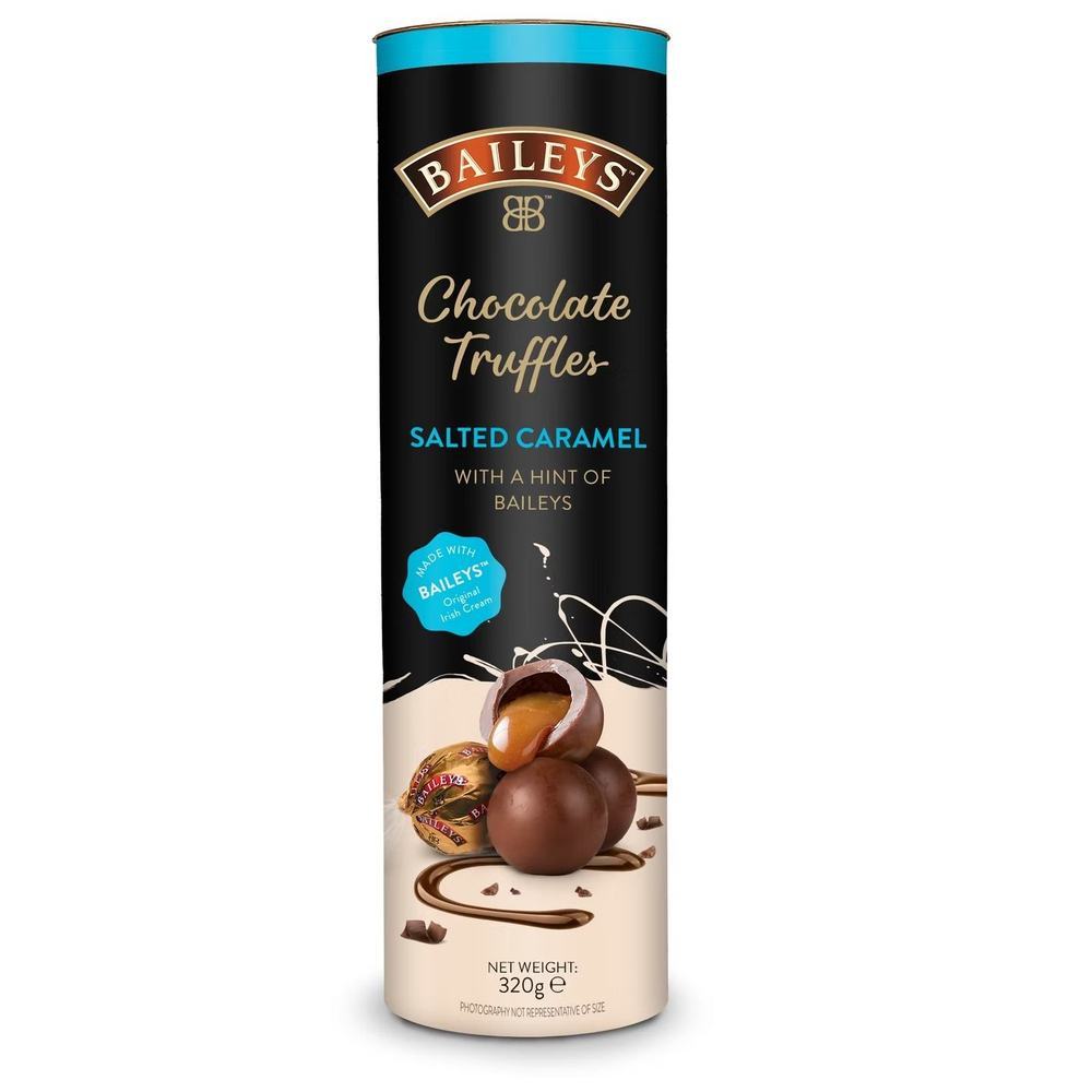 Конфеты шоколадные Baileys Salted Carmel Truffles из молочного шоколада с соленой карамелью 320 г (Из Финляндии)
